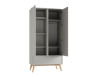 Drēbju skapis ar 2 durvīm (Classy Gray kolekcija) Drēbju skapis ar 2 durvīm (Classy Gray kolekcija)